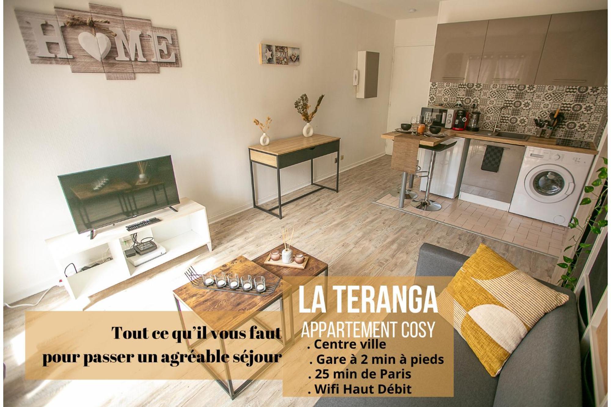 La Teranga - Wifi - Coeur De Ville - Gare Les Mureaux Exterior photo